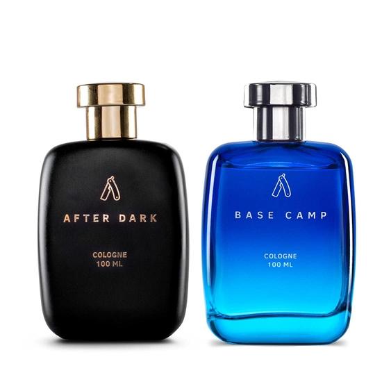 Ustraa After Dark Cologne 100 мл и Base Camp Cologne 100 мл - Духи для мужчин - Свежие, жидкие black