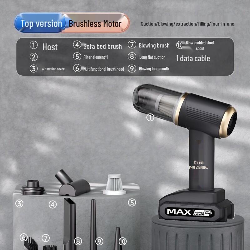 Портативный автомобильный и домашний пылесос Lilang Yixi gray JDST SELECTION
