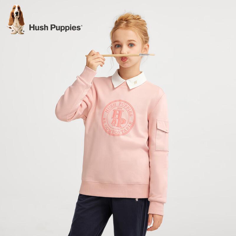 Hush Puppies Унисекс Детская Повседневная Толстовка-Пуловер Весенний Стиль Academy 120 роза розовый JDST online