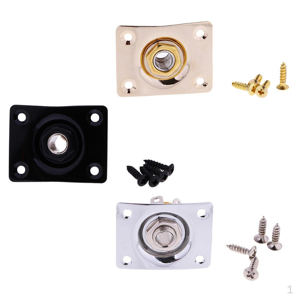 3Pcs Rectangle Guitar Plate w/ Screws Replacement Parts for ST beige Colorful summer
