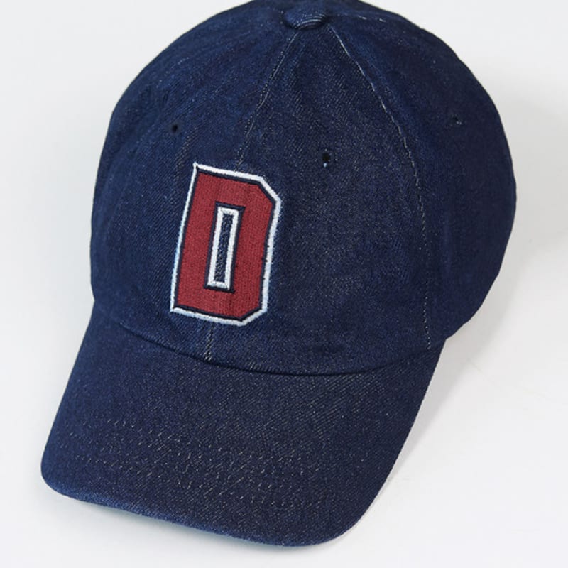 DEVERRMAN Преппи вышитая бейсболка (джинсы) F blue Mayfashion