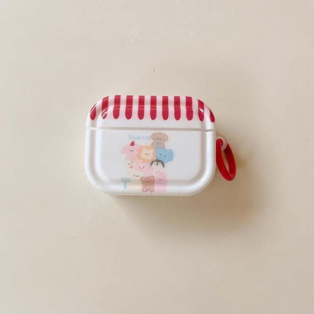Ins красный цветок мультфильм противоударный чехол для наушников для Apple Air Pod 1 2 Pro 3 2nd беспроводная Bluetooth-гарнитура зарядное устройство милый For Airpods 1 2 white Bai Fen Bai-Digital 3C