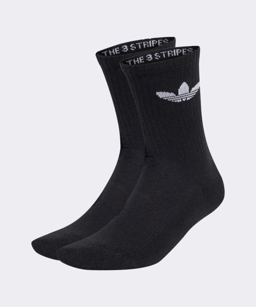 Носки Adidas Trefoil Cushion Crew 3 пары   Черный Ij5613 S black