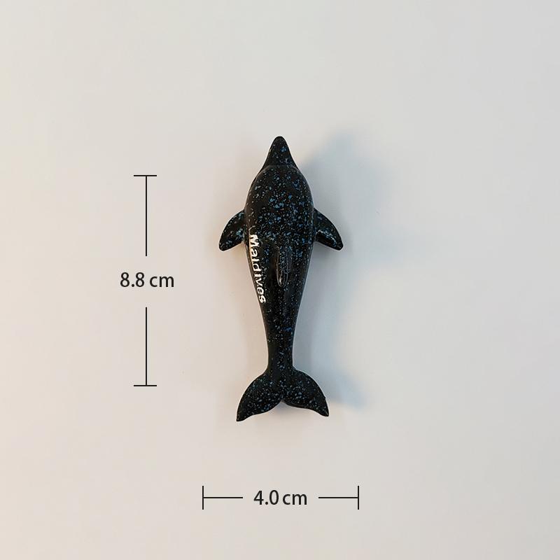 Мальдивы Морские организмы 3D Стереоскопические поделки Сувенир о путешествии Декорация для дома Смешной магнит Магниты на холодильник gray Gu Tao