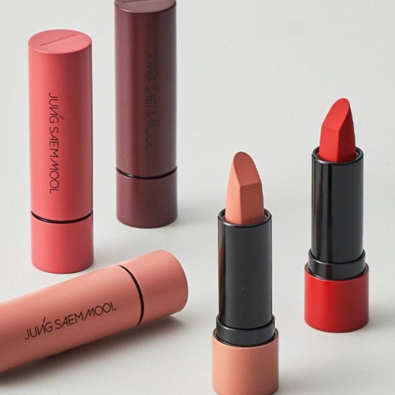 [Jung Saem Mool] Новая классическая матовая помада 5 видов (Выберите 1) Cold Berry white BeautyGlam