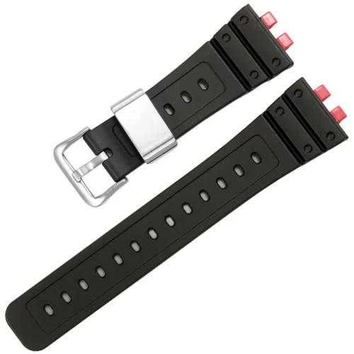Hars Horloge Accessoires Подходит для Casio GMW-B5000 GM-B2100 Ремешок мужской Спортивный Водонепроницаемый Черный Резиновый Ремешок Браслет black Solsticef