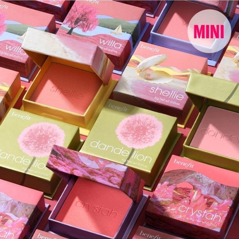 BENEFIT Румяна WANDERFUL WORLD и Мини-помада BOP (Выберите 1 из 5) 003_Shelley Mini white