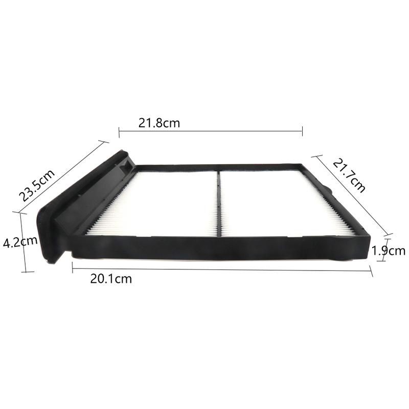 Car Cabin Filter For Subaru XV(GT 2017 2018  -) / Forester (SK 2018  -) 2.0L 72880-FL000 black 38641worm