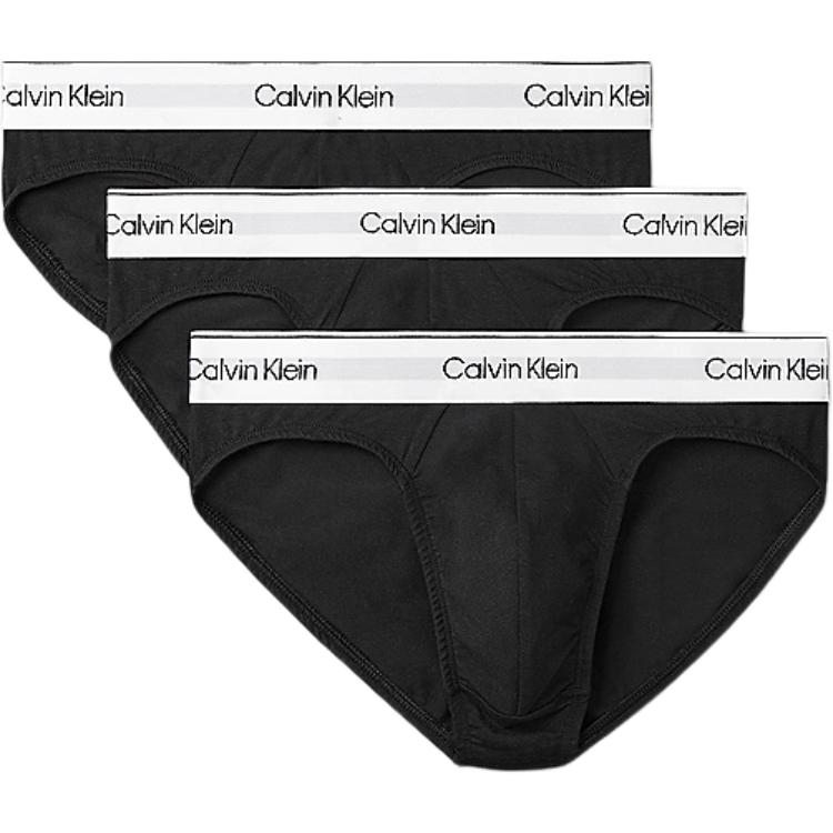 Calvin Klein Мужское нижнее белье с принтом букв, удобные, с низкой посадкой, 3 шт., Черный 000NB3961A-UB1 S black