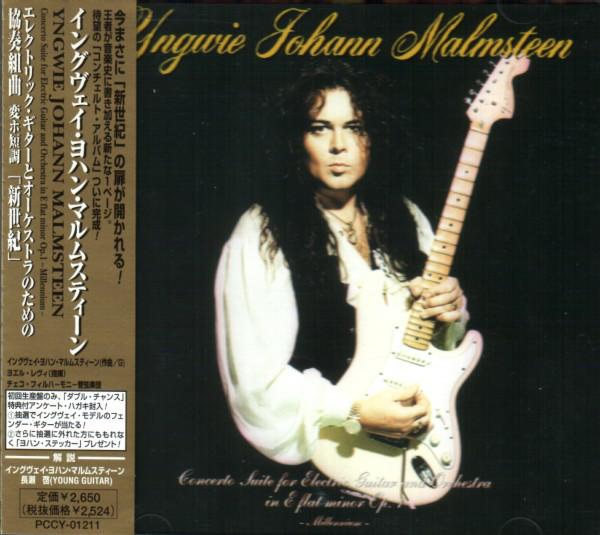 CD YNGWIE MALMSTEEN - Concerto Suite For Electric Guitar PCCY01211 Canyon Internat 1998 Япония Рок Б/У black RecordCityJP