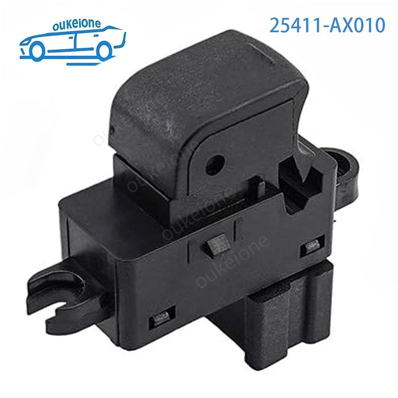 25411-AX010 Passenger Side Power Window Switch Single Lifter Control Button for Nissan Tiida Rogue Versa Pathfinder Car Parts black DS Fcf