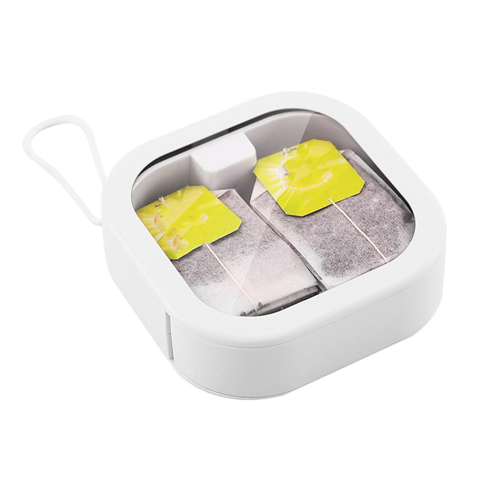 Plastic Storage Box For Hair Tie Organizer Multifunctional Sturdy And Durable Hair Tie Organizer Box белый Elenxs Home Improvement
