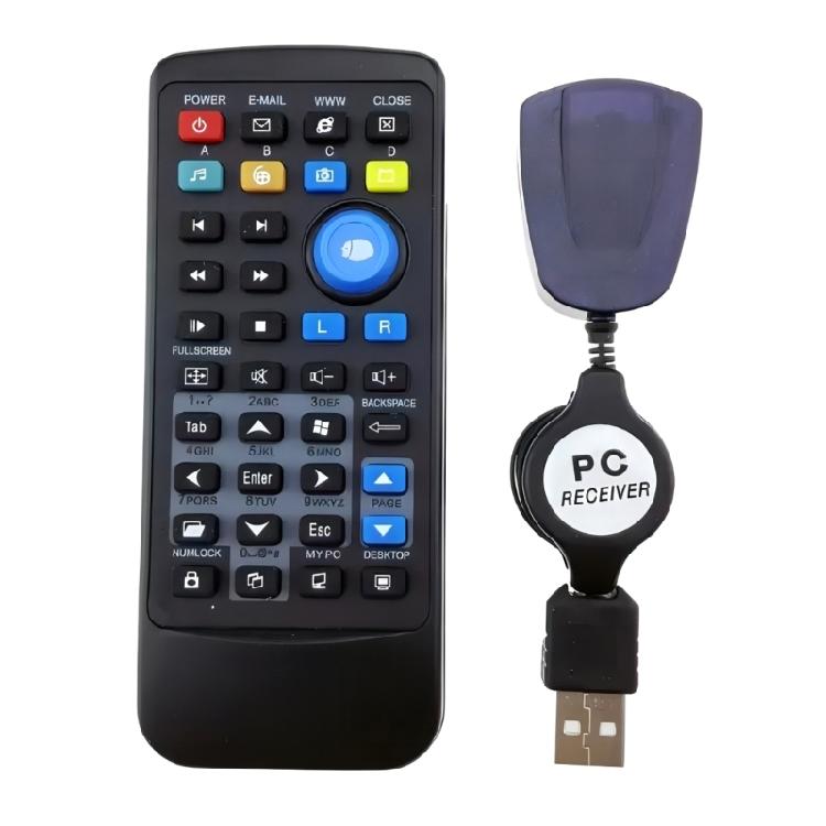 Беспроводная мышь Пульт дистанционного управления для системы USB-приемник Мышь Клавиатура Центр Управления Медиа-пульт ДУ 1 gray Manganese
