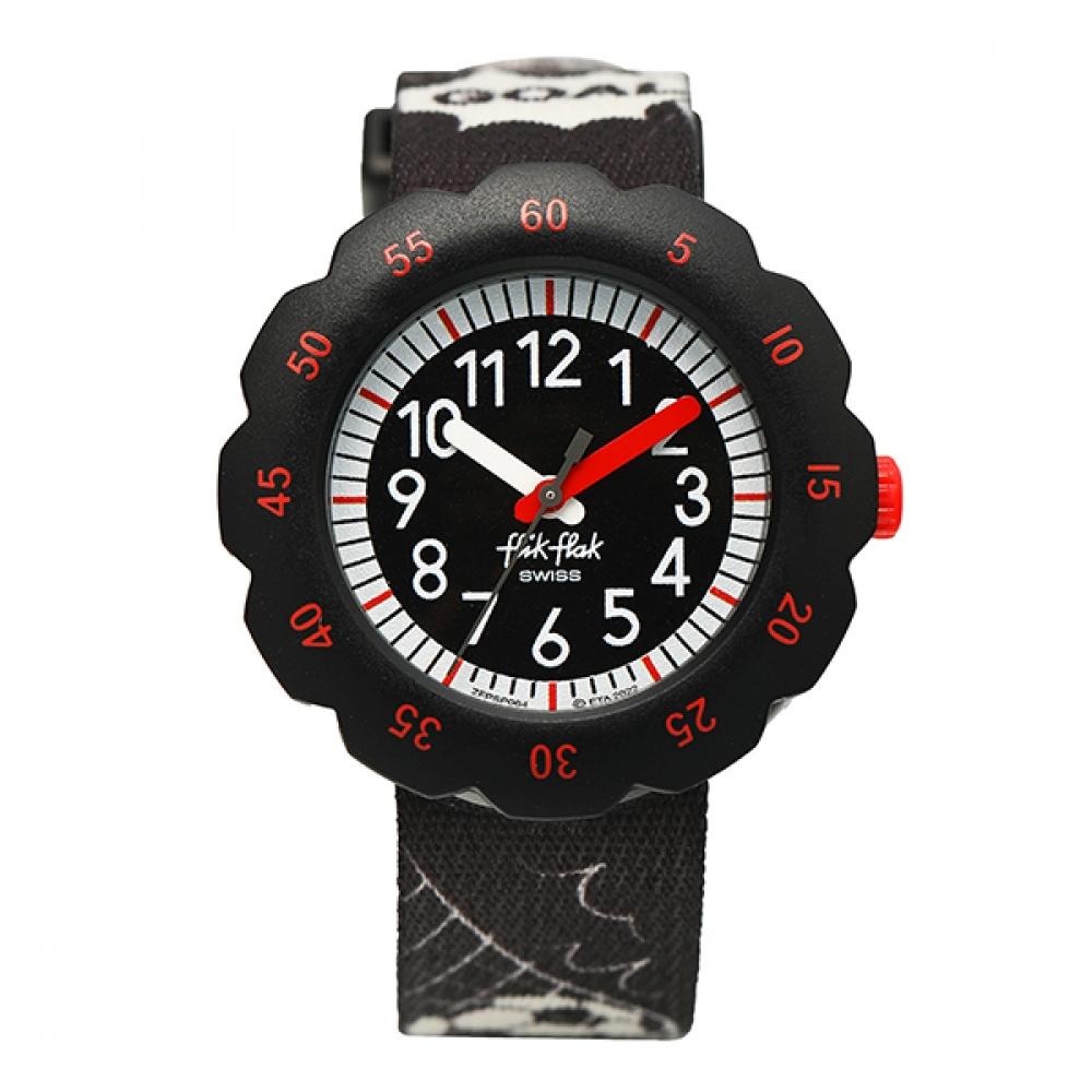 Flik Flock Fpsp064 Часы Nato для юных любителей спорта с изображением ворот FPSP064 black TrendMecca Watches
