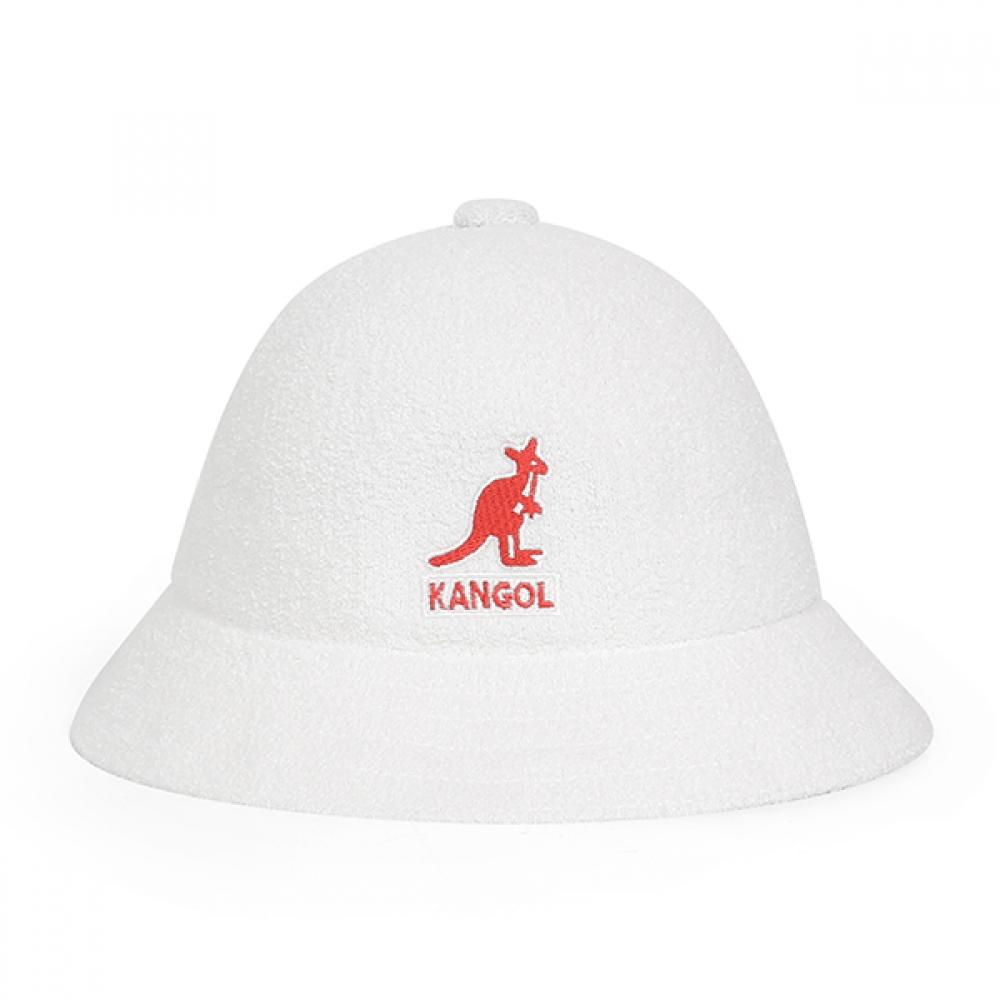 Kangol K3407 Белая панама Bermuda Casual с большим логотипом K3407 WHITE (S) white TrendMecca Watches