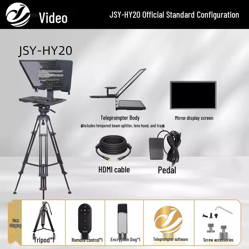 JSY-HY20 Хост для DSLR-камеры для прямых трансляций и видеозакадрового озвучивания с 20-дюймовым планшетом white ElectroCN