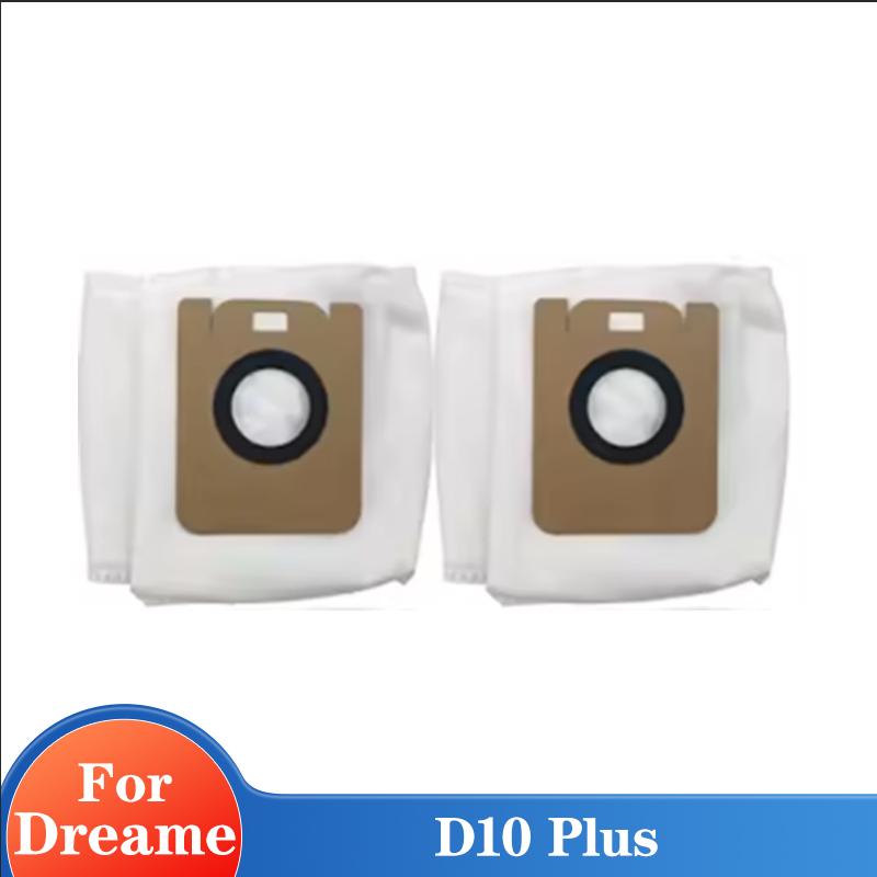 Пылесборник для Dreame Bot D10 Plus Аксессуары Мешки для робота-пылесоса Замена грязного мешка Запасные части Мешок для пылесоса gray Harmonious Living Home