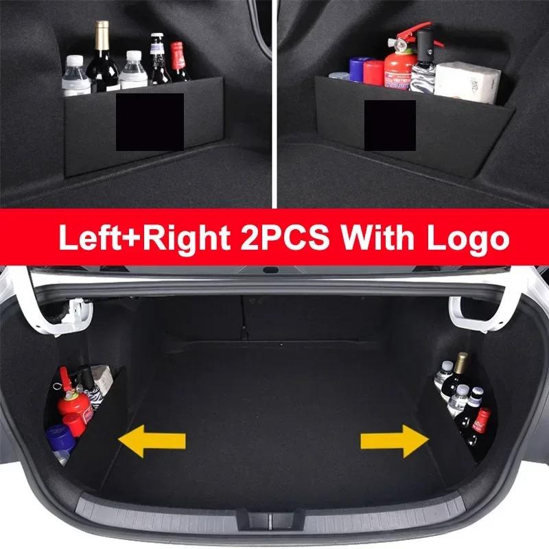 For Mazda CX30 DM ~2025   Car Trunk Storage Partition Box Side Storage Auto Part Interior Tools Rear Sorting Tidying Left and Right 2 PCS red yydaZara