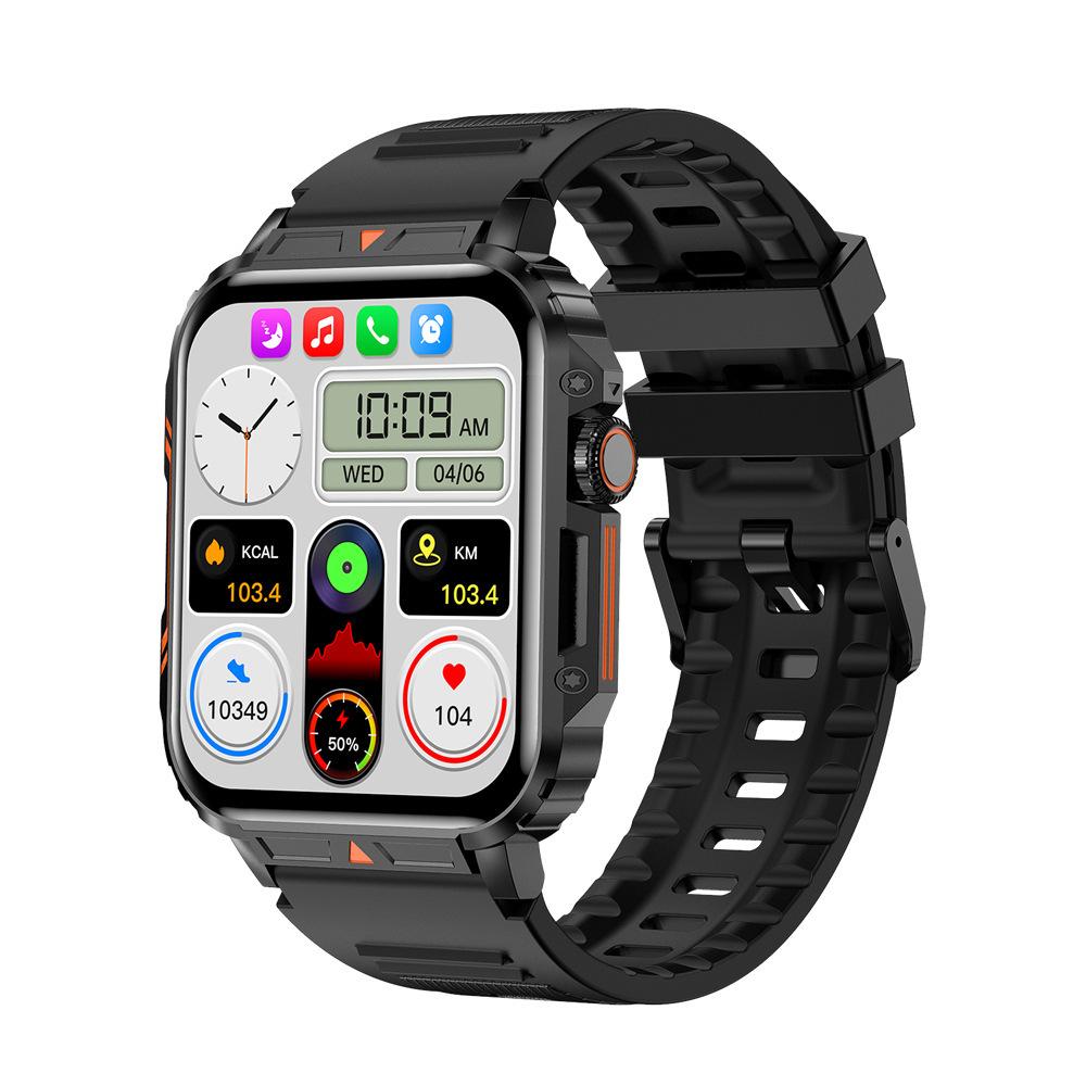 Outdoor Three-proof New L81 Smart Watch Bluetooth Call Heart Rate Blood Pressure Sleep Health Monitoring Exercise Step Counting black Cingo1