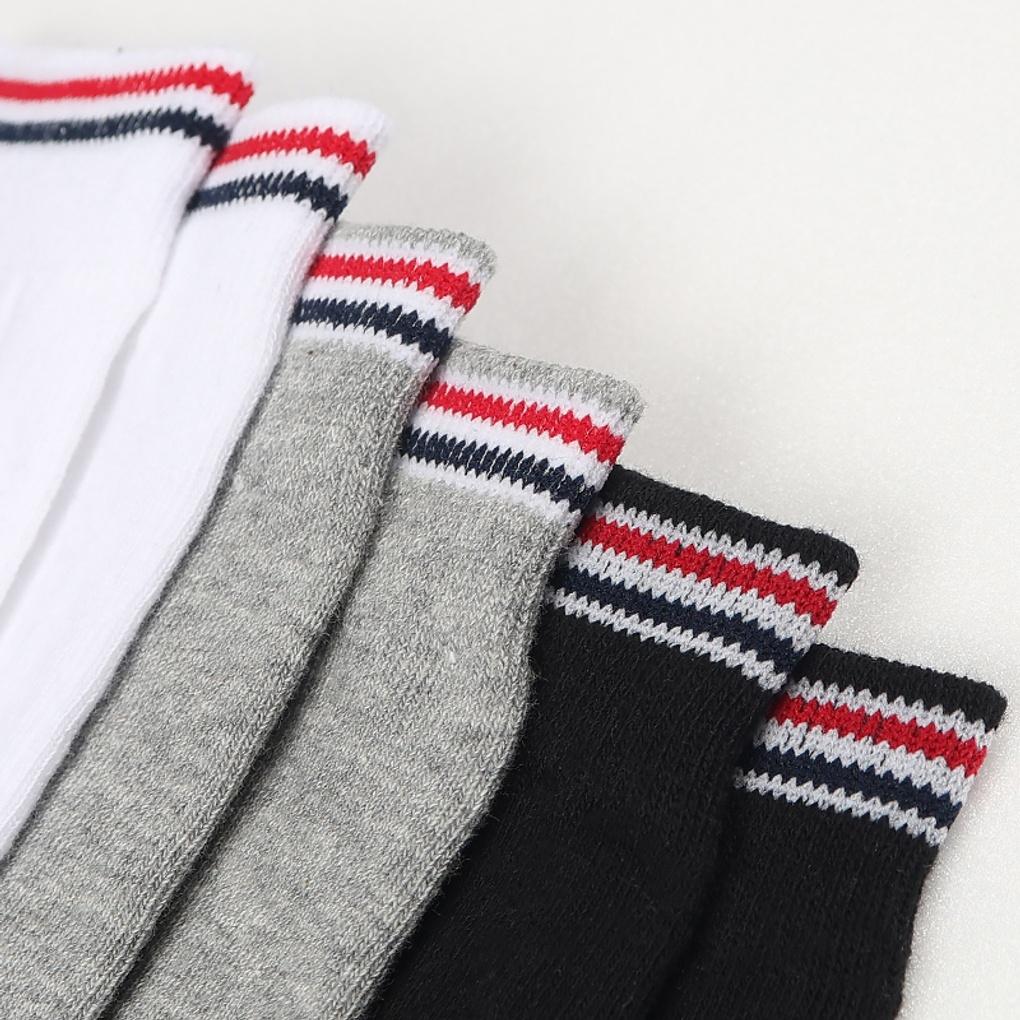 8 пар мужских и женских носков средней длины в стиле преппи male gray Mayfashion