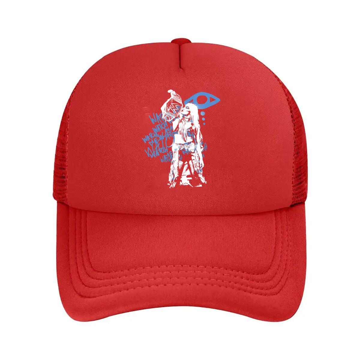“White Witch Fantasy, Art Design” Mesh Baseball Cap One Size red benberFashion Cap