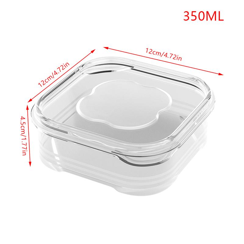 1 шт. Коробки для хранения продуктов питания, холодильник, замороженное мясо, овощи, коробка для хранения свежих продуктов, прозрачная кухонная герметичная коробка для хранения S white Mingusta