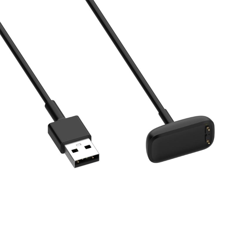 Зарядное устройство Адаптер питания Прочный Совместимый для FitbitCharge 6 Магнитный Кабель для быстрой зарядки Док-станция Станция для умных часов gray Insiders