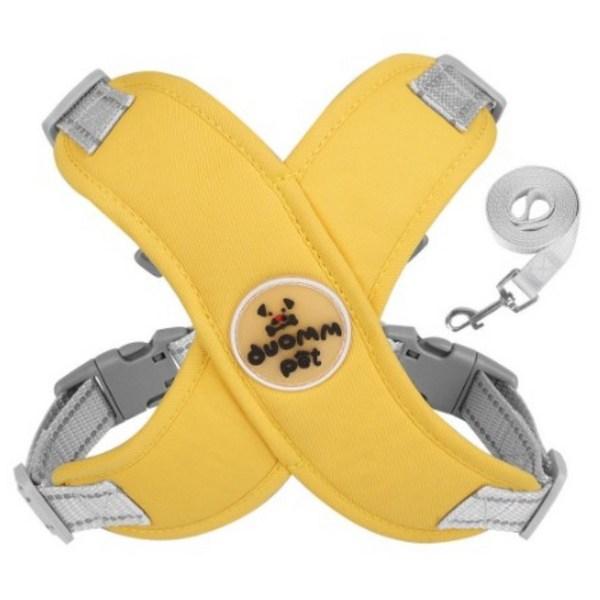 Набор поводков для нагрудной лямки для собак типа Ompet X, желтый yellow Board M Factory