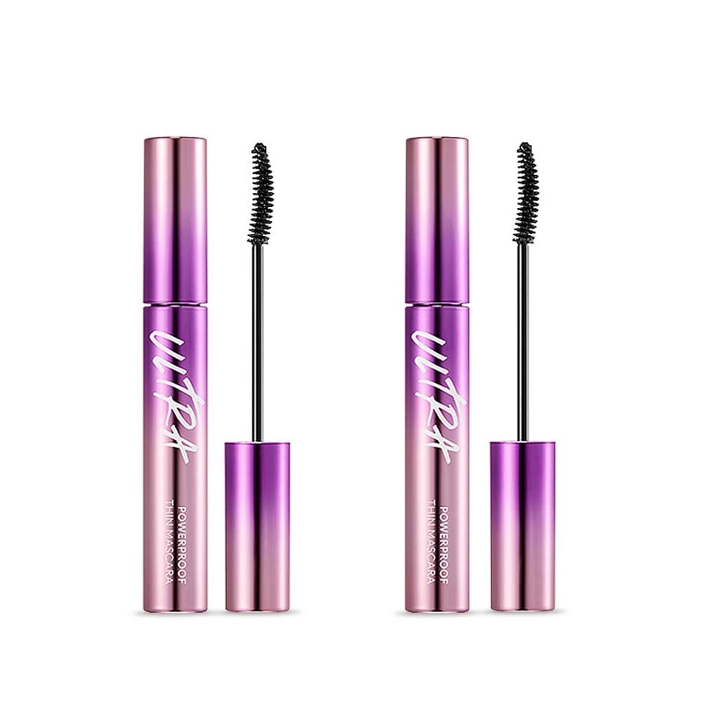 MISSHA УЛЬТРА СТОЙКАЯ ТОНКАЯ ТУШЬ ДЛЯ РЕСНИЦ (фиксатор для локонов) 1 + 1 pink