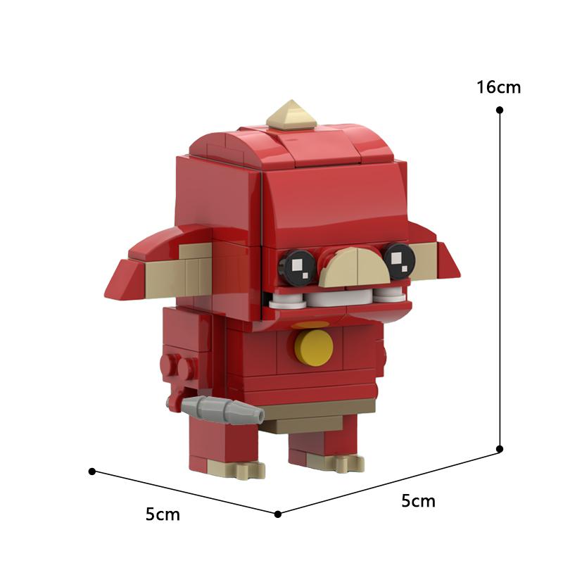 BuildMoc Breaths the Wild Brickheadz Monster Centaurs Lynels Building Blocks Set For Horse Beast Kass Bokoblineds Bricks KidToy brown Beautiful Makeups A