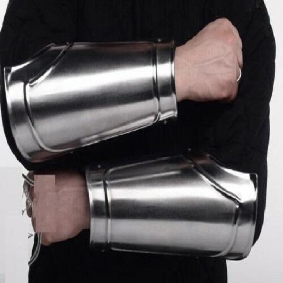 Защита рук Пара наручей Steel Arm Guard Средневековые доспехи Lerp Crusader gray ROYAL HANDICRAFT