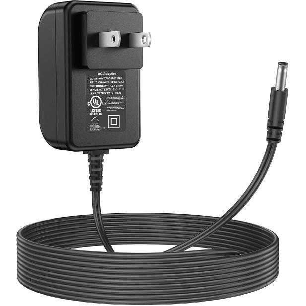 Charger For Booster PAC ES2500 AC/DC Adapter For ES5000 ES5500 ES2500C ES6000 ESA217 J900 ESA22 J900 Jump Starter Power Supply Cord Replacement black 91330302MAC2UDB340