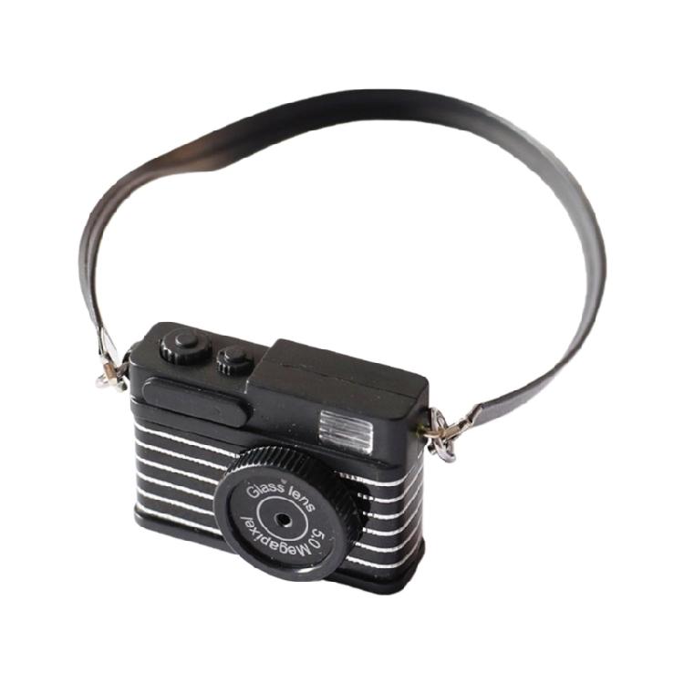 Миниатюрные реквизиты для камеры Реалистичная модель DSLR-камеры Фигурка Аксессуары для кукольного домика Реквизит для фотографии Декор детской комнаты black Cherish Eyes