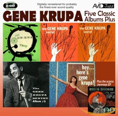 CD ДЖИН КРУПА - Крупа - Пять классических альбомов плюс (i UK Jazz Б/У RecordCityJP