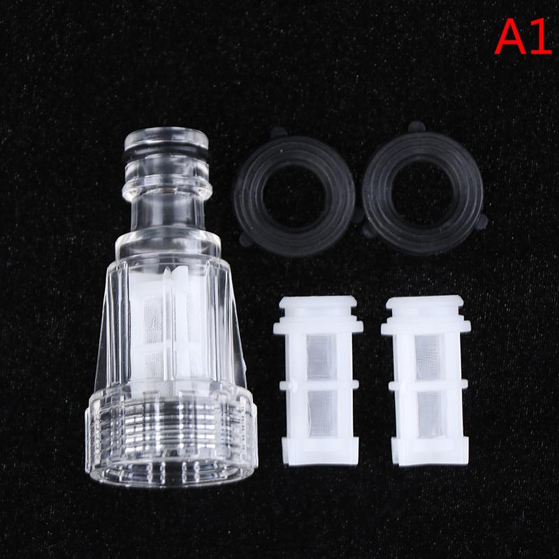1Set Car Washing Machine Water Filter Connection For Karcher K2 K3 K4 K5 K6 K7 Series High Pressure Washers black HIMO Group