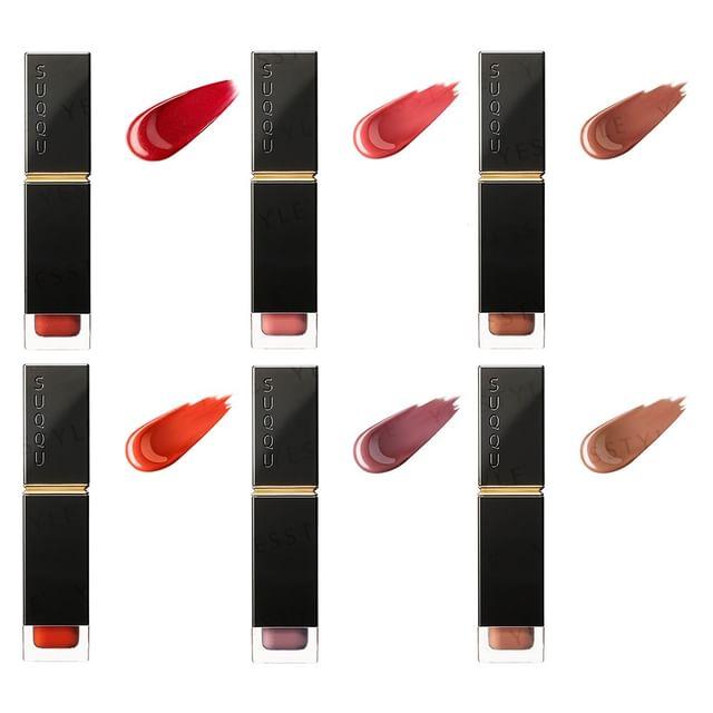 SUQQU - Увлажняющая жидкая помада Glow 02 MUSUBISHU black Beauty Luxe