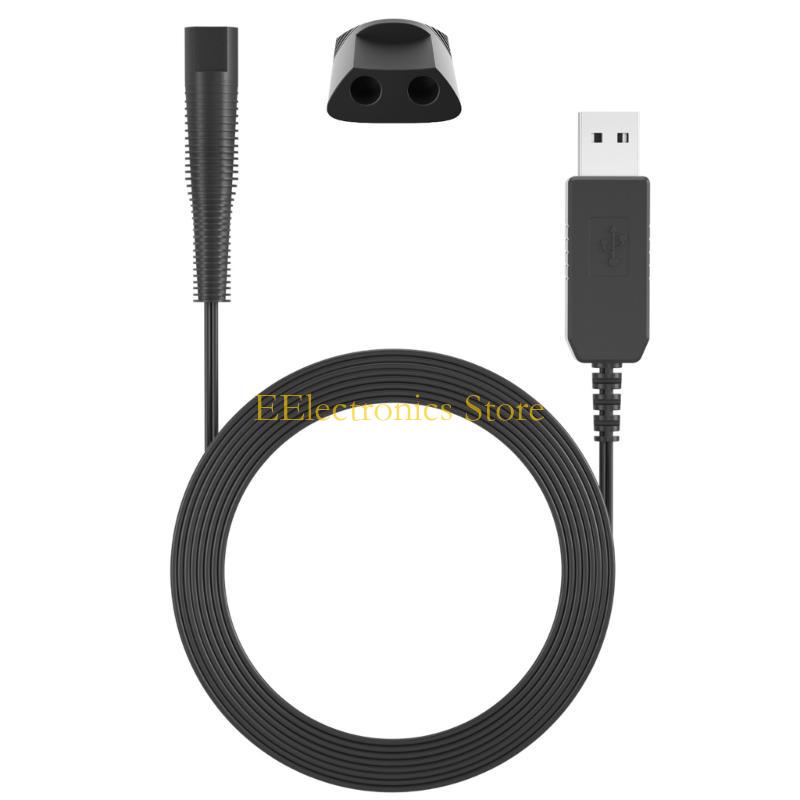 B03C Прочный шнур питания для бритвы Braun 7 5 1 9 370 3040s 310s 340S Запасной кабель-адаптер питания для бритвы CN black Home Of Auto Parts