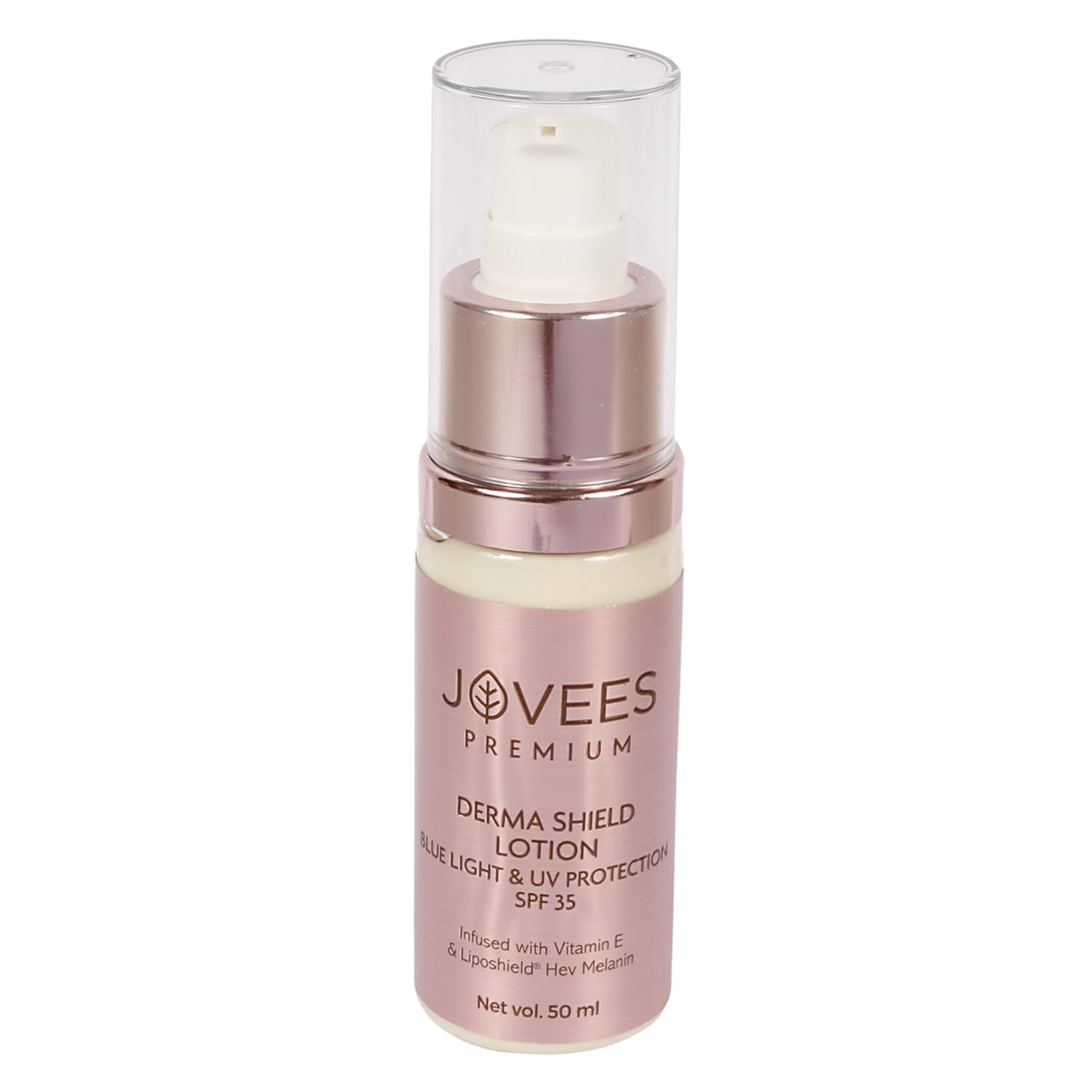 Jovees Premium Derma Shield Lotion SPF 35 | Broad Spectrum Blue Light & UV Protection | Lightweight Hydrating Daily Face Cream 50ml white