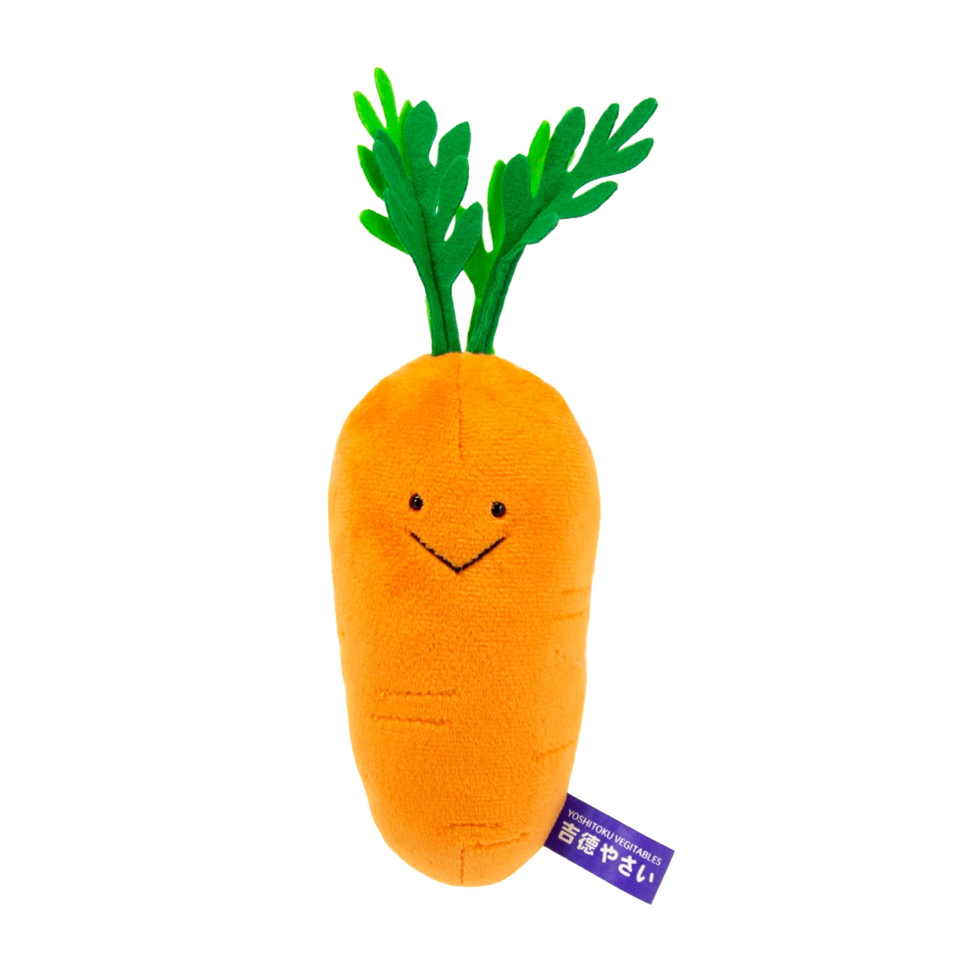Мягкая игрушка Yoshitoku Vegetable Friends Морковь, размер 22 см, 180259 green hayatospeed