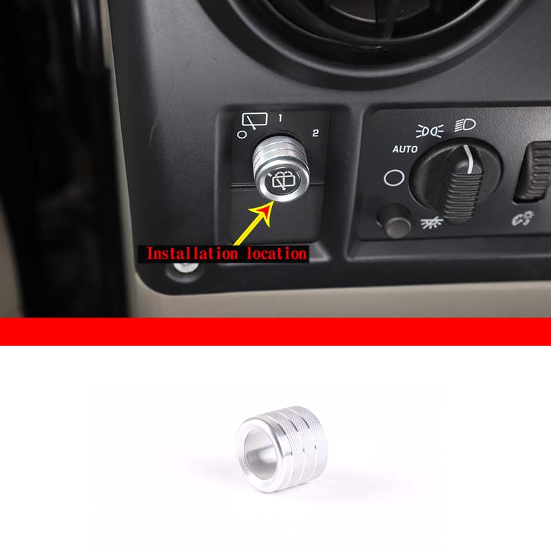Для Hummer H2 2003-2007 автомобильный кондиционер, переключатель регулировки громкости заднего стеклоочистителя, крышка, задняя ручка громкости наушников, отделка C-Silver gray 91230202MAC324NBX8