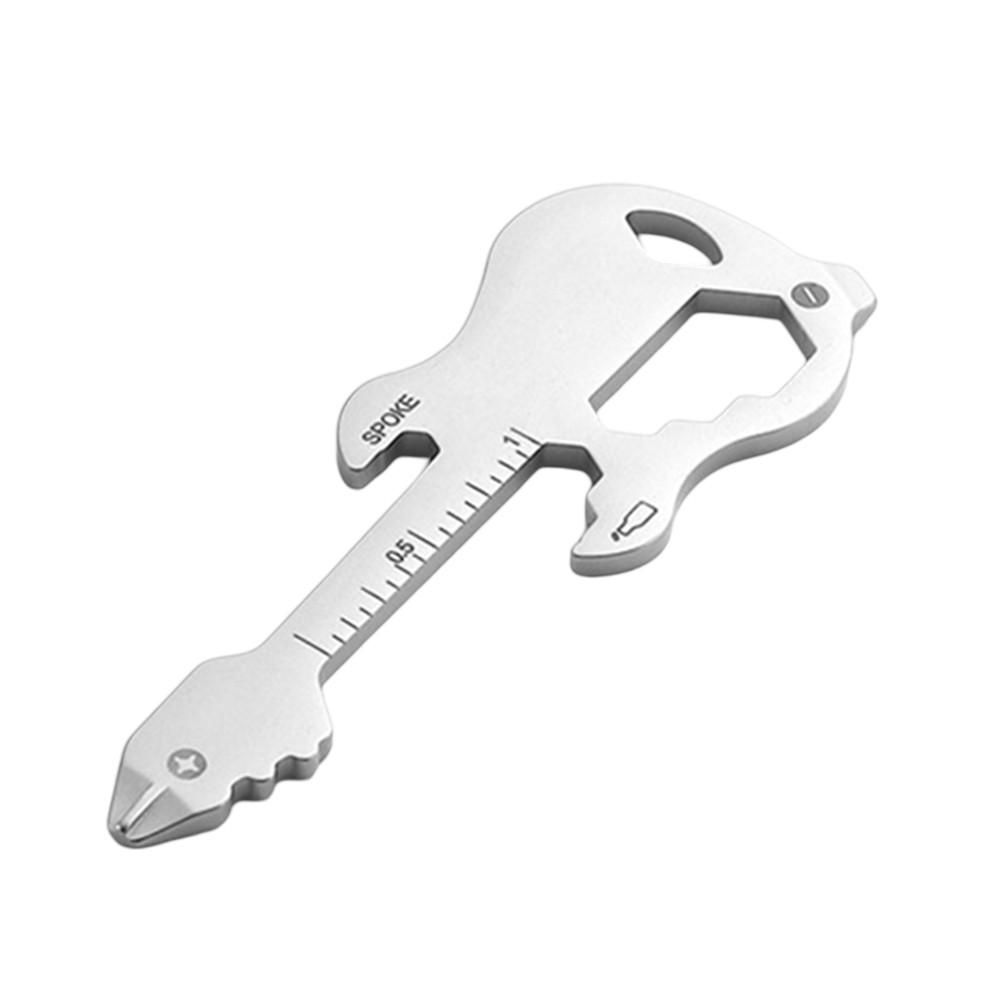 Easy To Use Compact Tool Multifunctional Wrench Screwdriver Bottle Opener Sand sprayed white workmanship