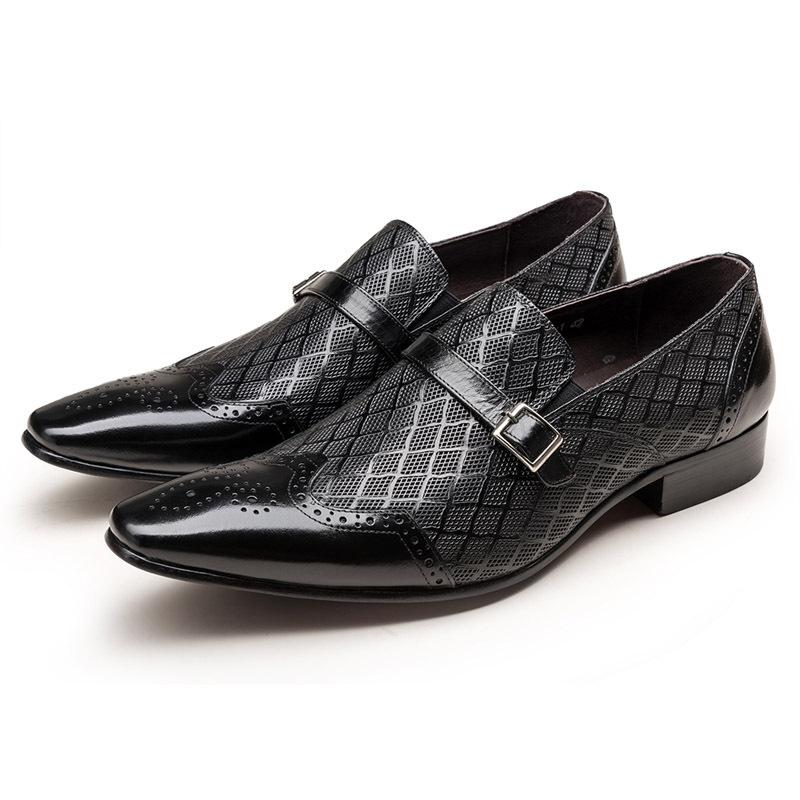 Luxury Men Formal Shoes Brand 2025 New Men s Loafers Dress Moccasins Breathable Slip-on Leather Driving Shoes Plus Size 38-48 38 чёрный Ethos Shoes