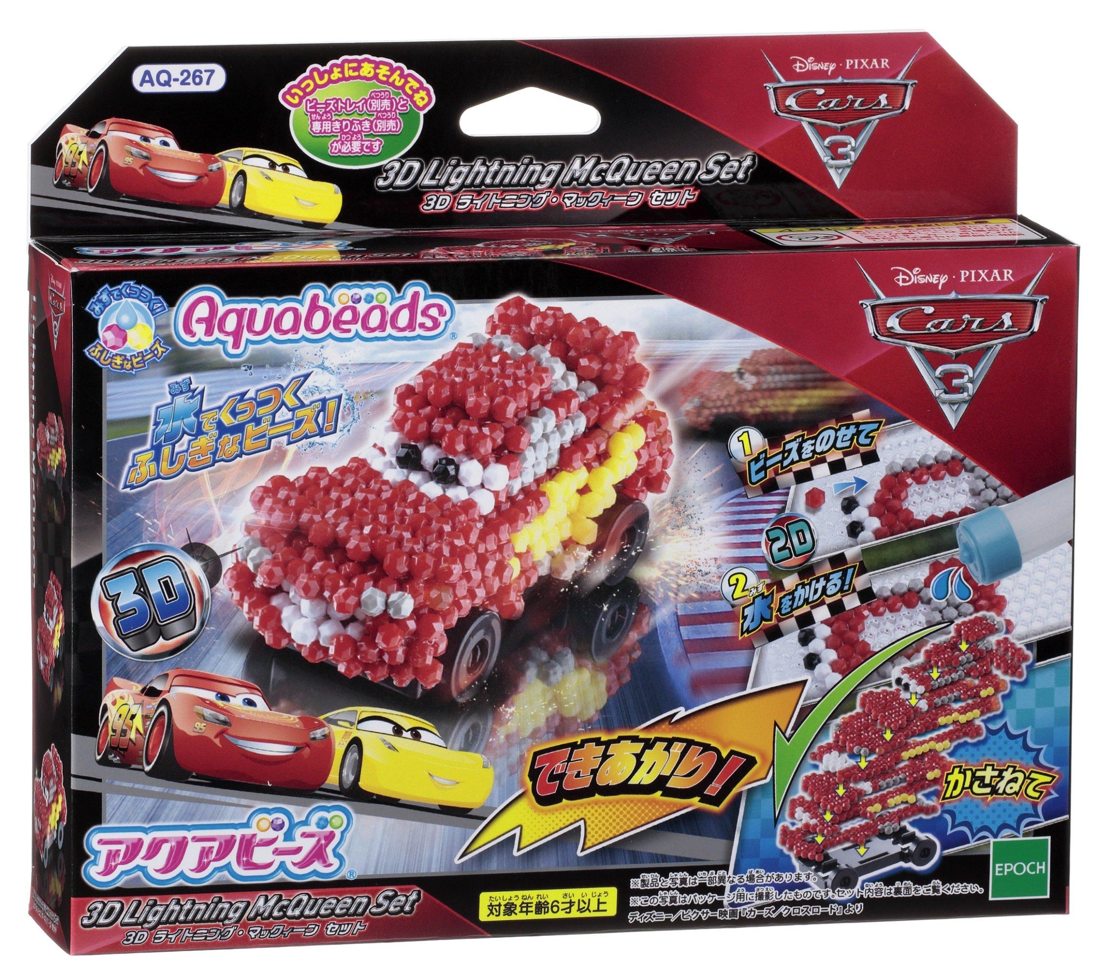 Набор бусин Aquabeads «Персонажи» (Продано отдельно) [Тачки 3 3D Набор МакКуин] AQ-267 Сент-Марк, Возраст 6 лет и старше, Игрушка, На водной основе, Конструктор, Аквабидс, EPOCH black