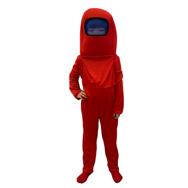 Anime Cosplay Birthday Party Game Space Kill Bodysuit Halloween Astronaut Boys Jumpsuit Fancy Dress Carnival Costumes for Kids L(9-10Y) red chaoyue679