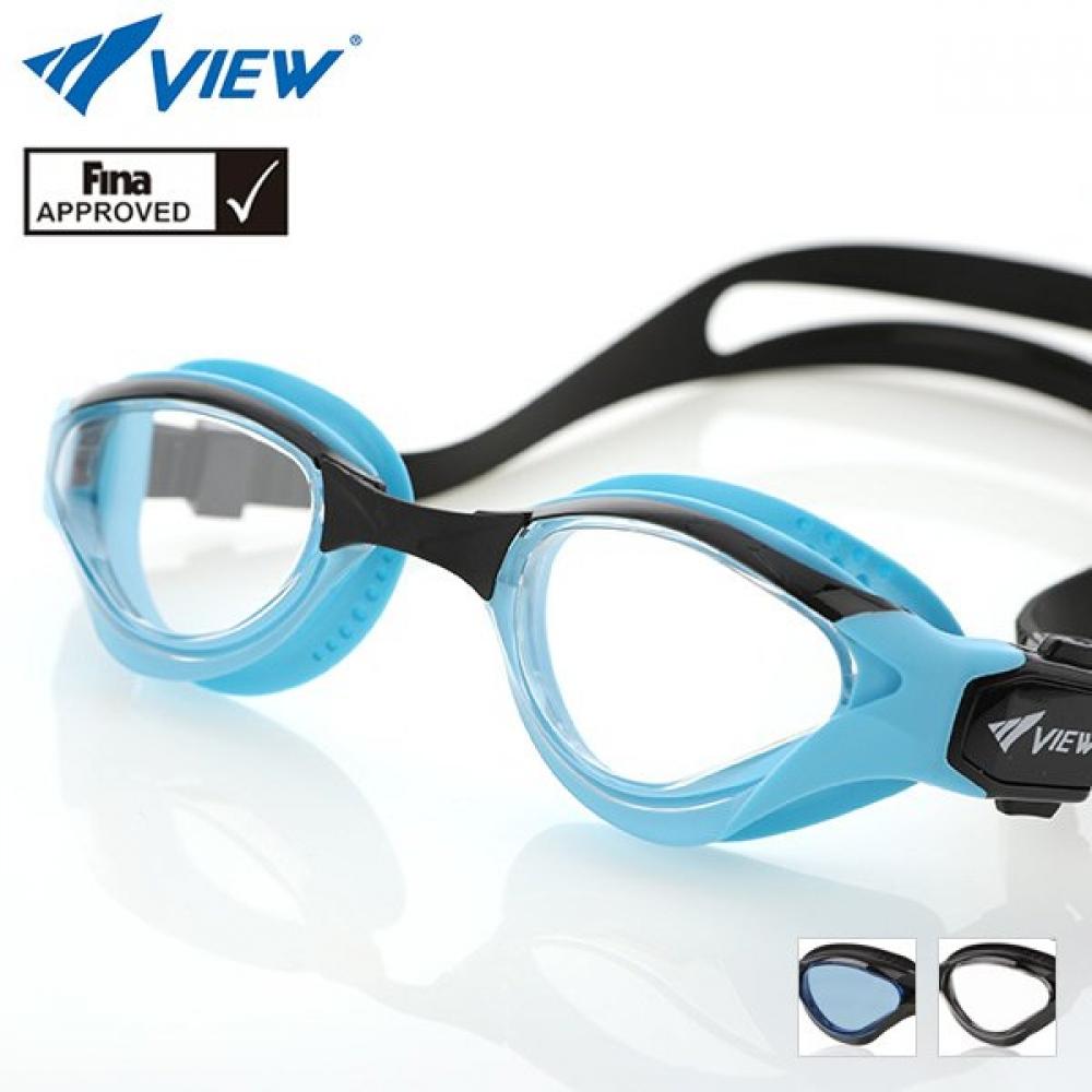 Посмотреть Очки для плавания Общие линзы V2000asa BLBK blue View