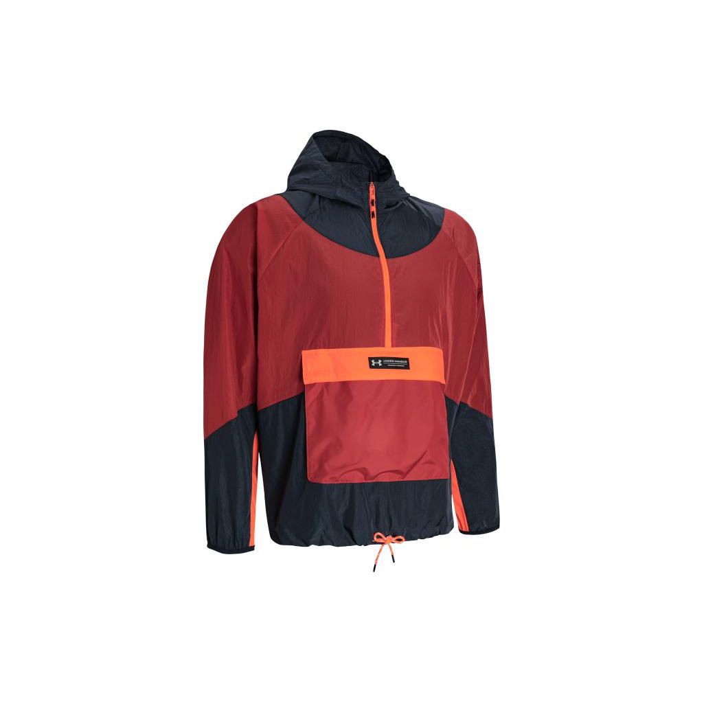 Толстовка с капюшоном Under Armour Color Block Logo Print Мужская Толстовка Серая 1377183-044 XL brown