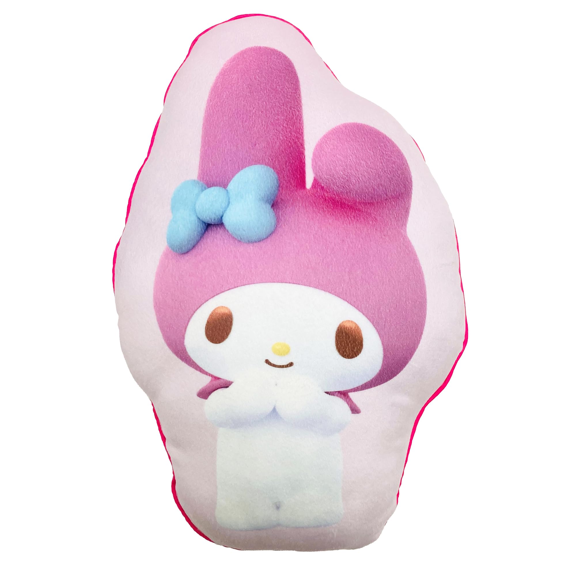 Подушка для тела MORIPiLO с персонажами Sanrio Моя Мелоди (Вырубленная подушка) Мягкая игрушка-подушка для сна из приятной для кожи микроткани 30x40x10 см, розовая, от Morishita Makura white RURI Japan product