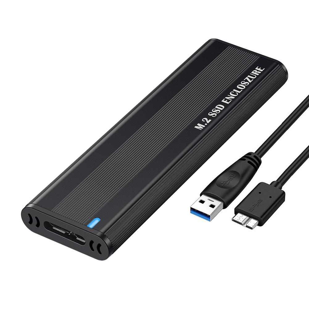 Адаптер-корпус для M.2 NVMe SSD 10 Гбит/с, внешний корпус M.2 NVMe, без инструментов, для M.2 SSD 2230/2242/2260/2280 black Cove Home