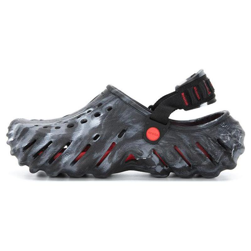 Crocs EVA Нескользящие и износостойкие пляжные сандалии Унисекс Черные 38-39 gray