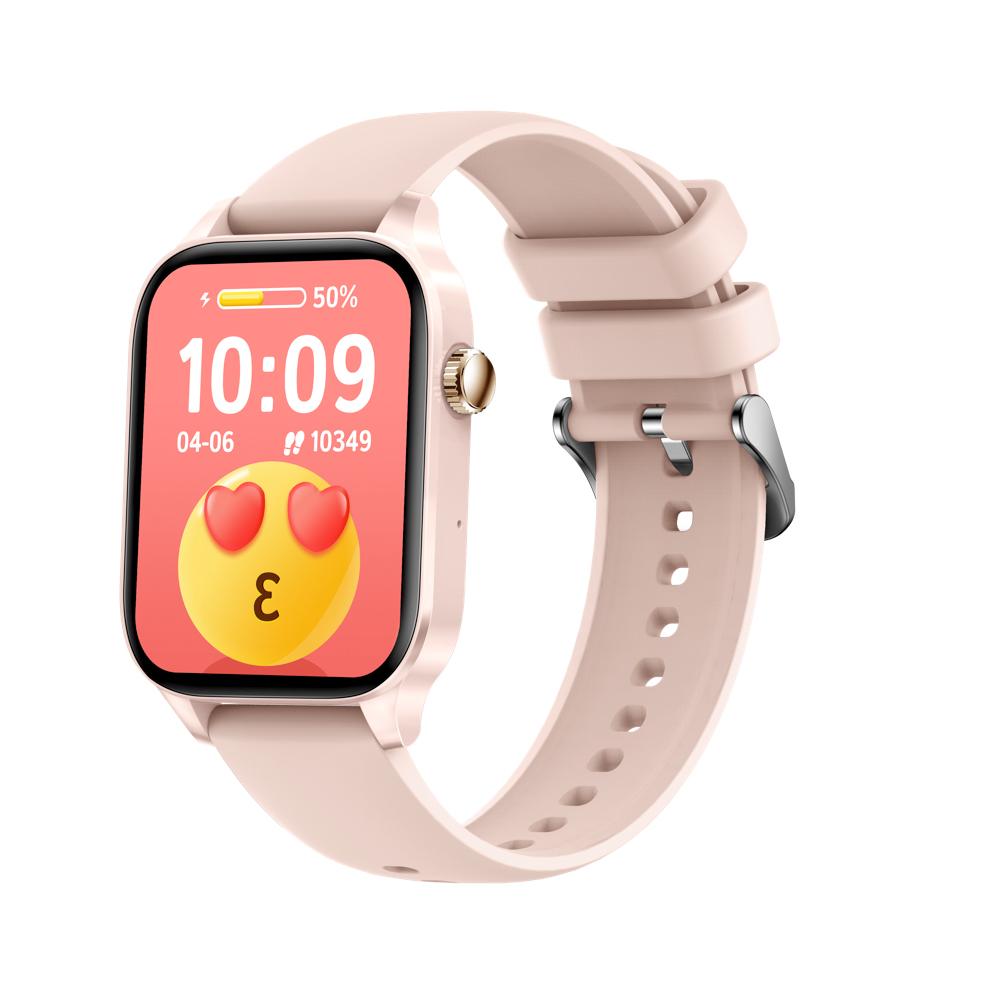 Bt Call Smartwatch 1,85 дюйма 240*286 HD квадратный экран 250 мАч аккумулятор смарт-часы спортивный сон монитор сердечного ритма пульт дистанционного управления pink BWwatchTop